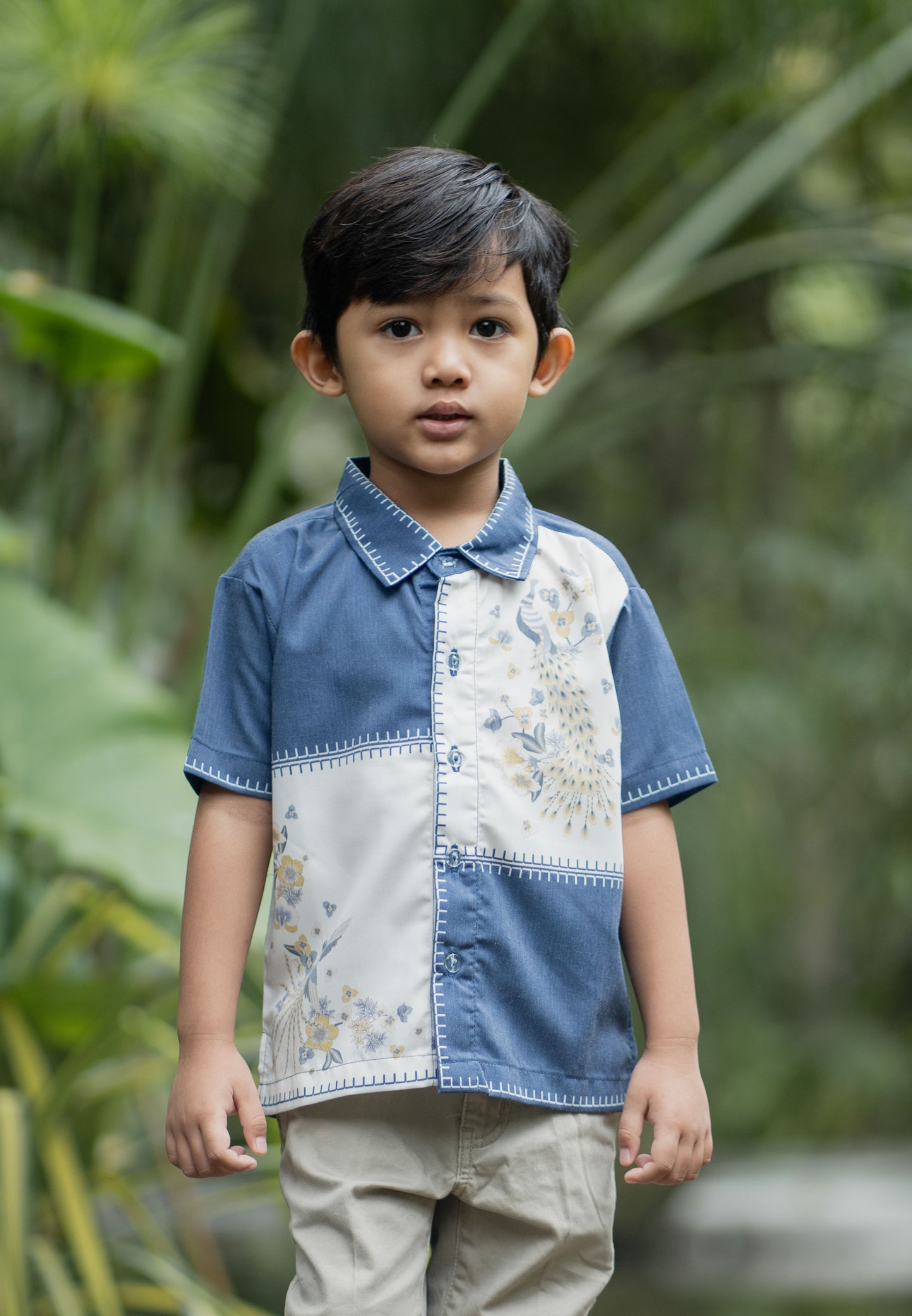 NONAETAL Cendrawasih Shirt Kids Winter White