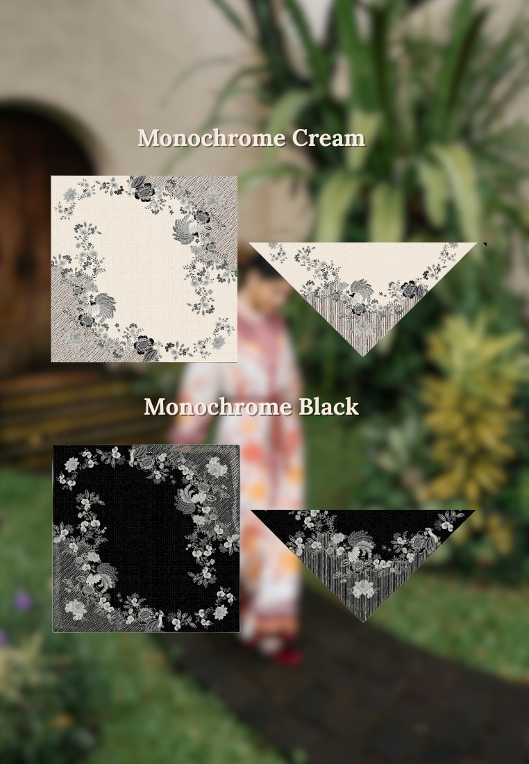 [PO 1 | START SHIPPING 16 FEB] NONAETAL Whispers of Nature Square Scarf