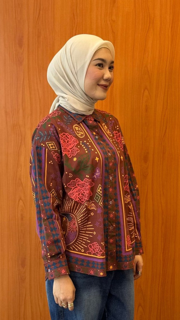 NONAETAL X DIANABLE Andromeda Shirt Red