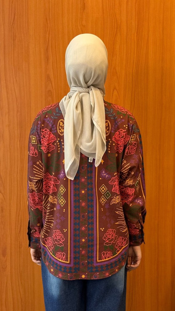 NONAETAL X DIANABLE Andromeda Shirt Red