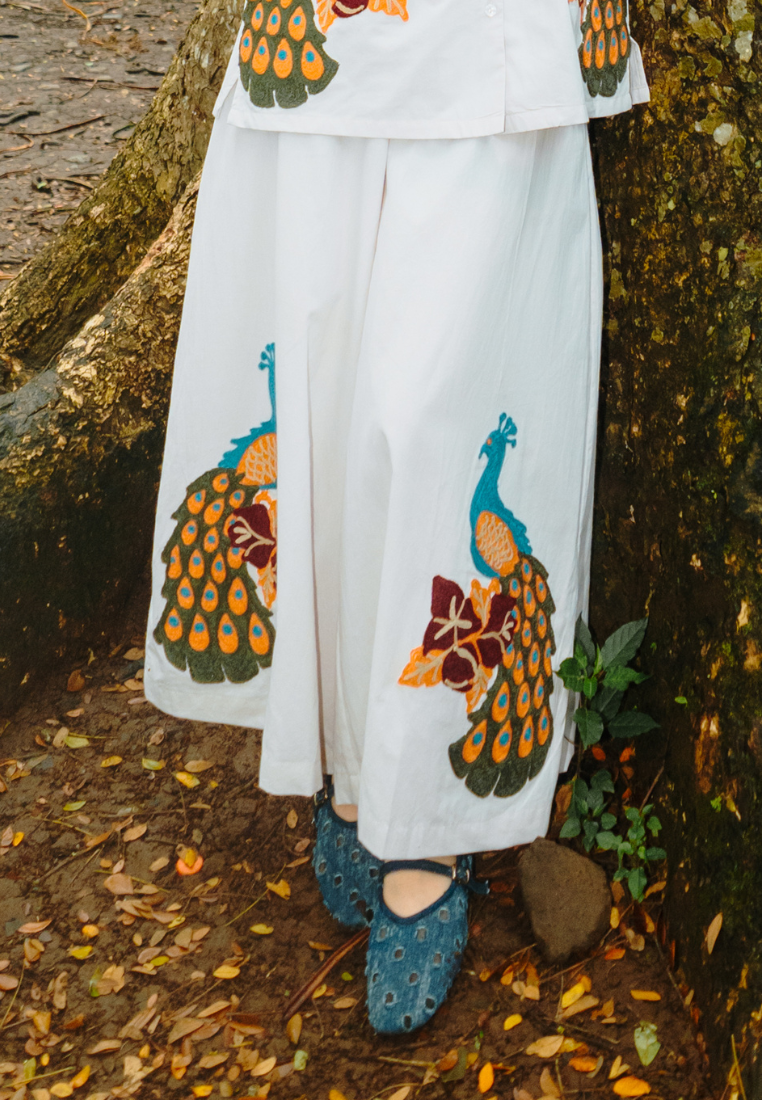 NONAETAL Avery Peafowl Pants Lilac Hint