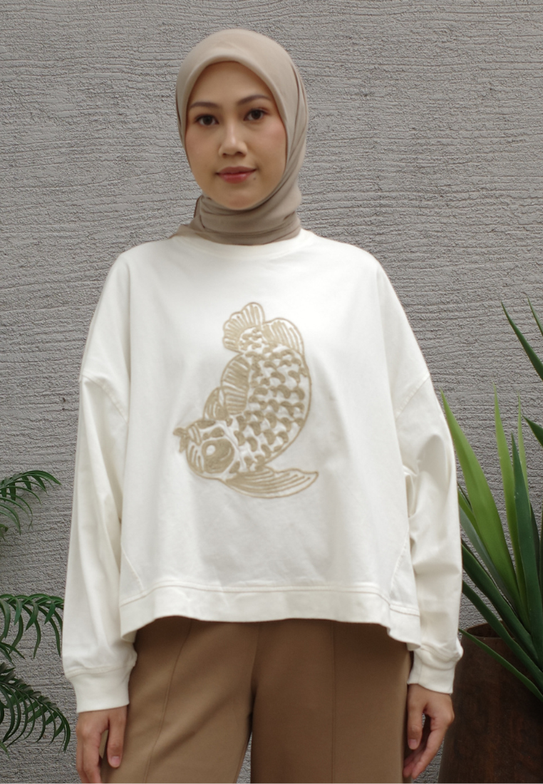 NONAETAL Hailey Arowana T-shirt Long Sleeve