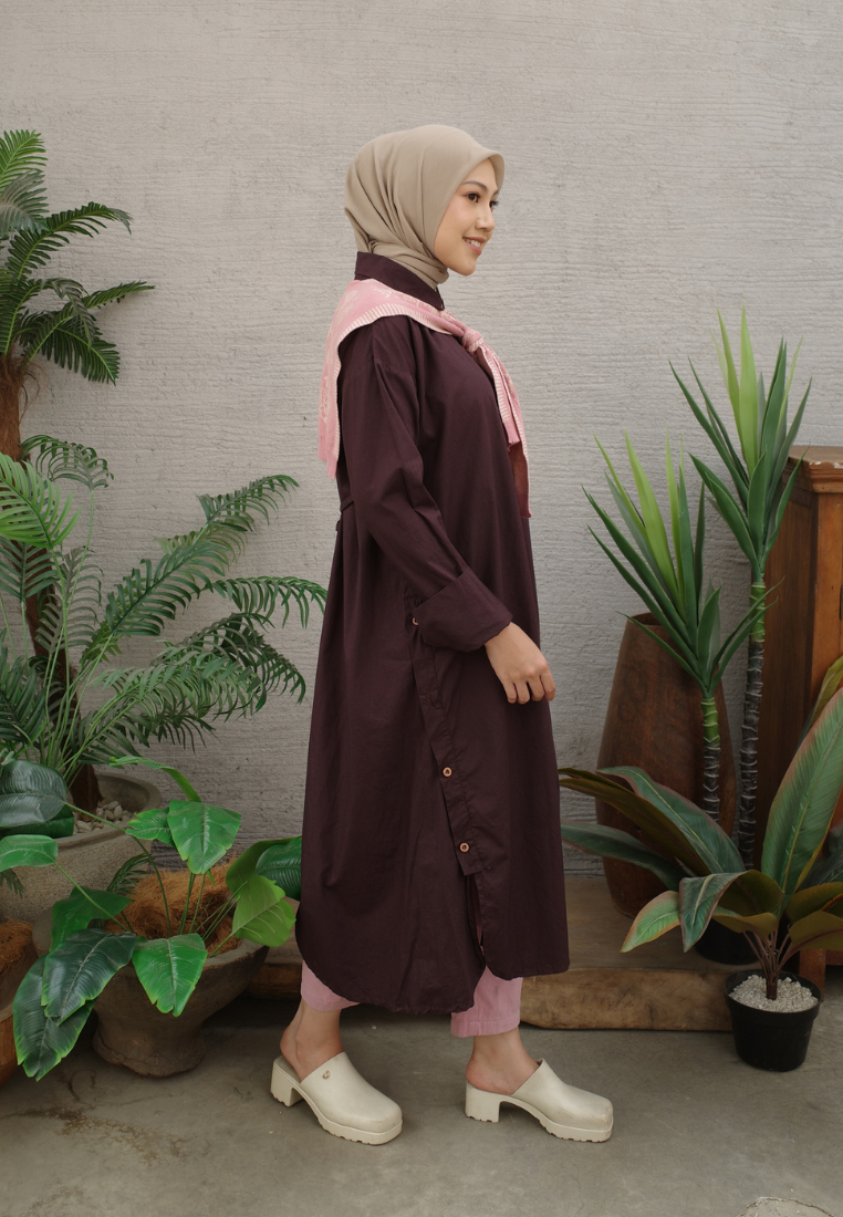 NONAETAL Origin Knit Shawl Dress