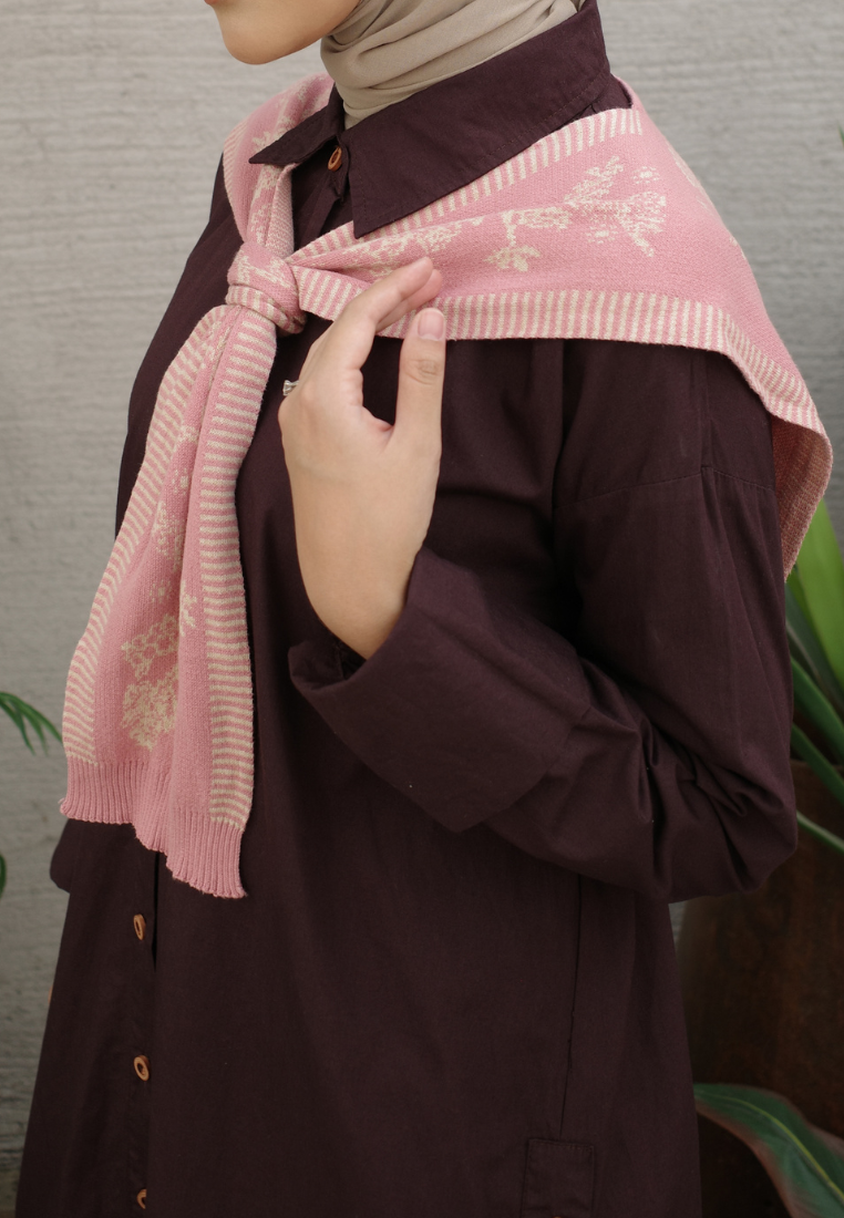 NONAETAL Origin Knit Shawl Dress