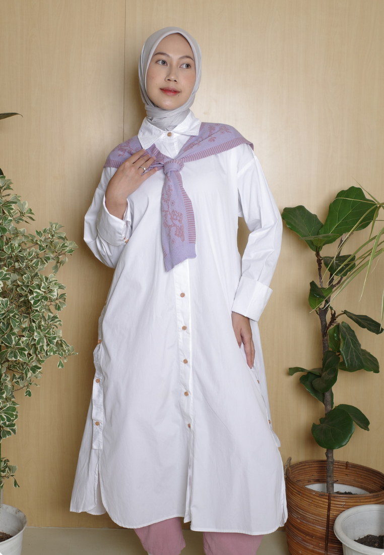 NONAETAL Origin Knit Shawl Dress