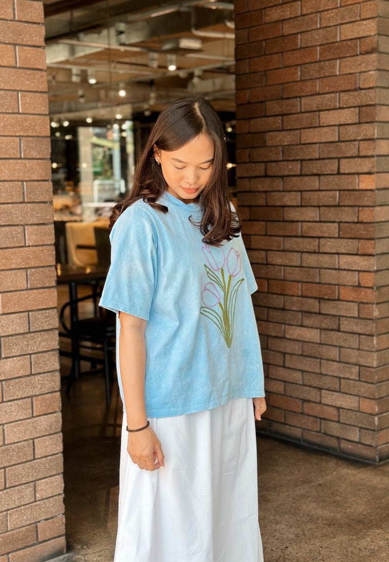 Nonaetal Crush T-shirt Tulip Wash Short Sleeve