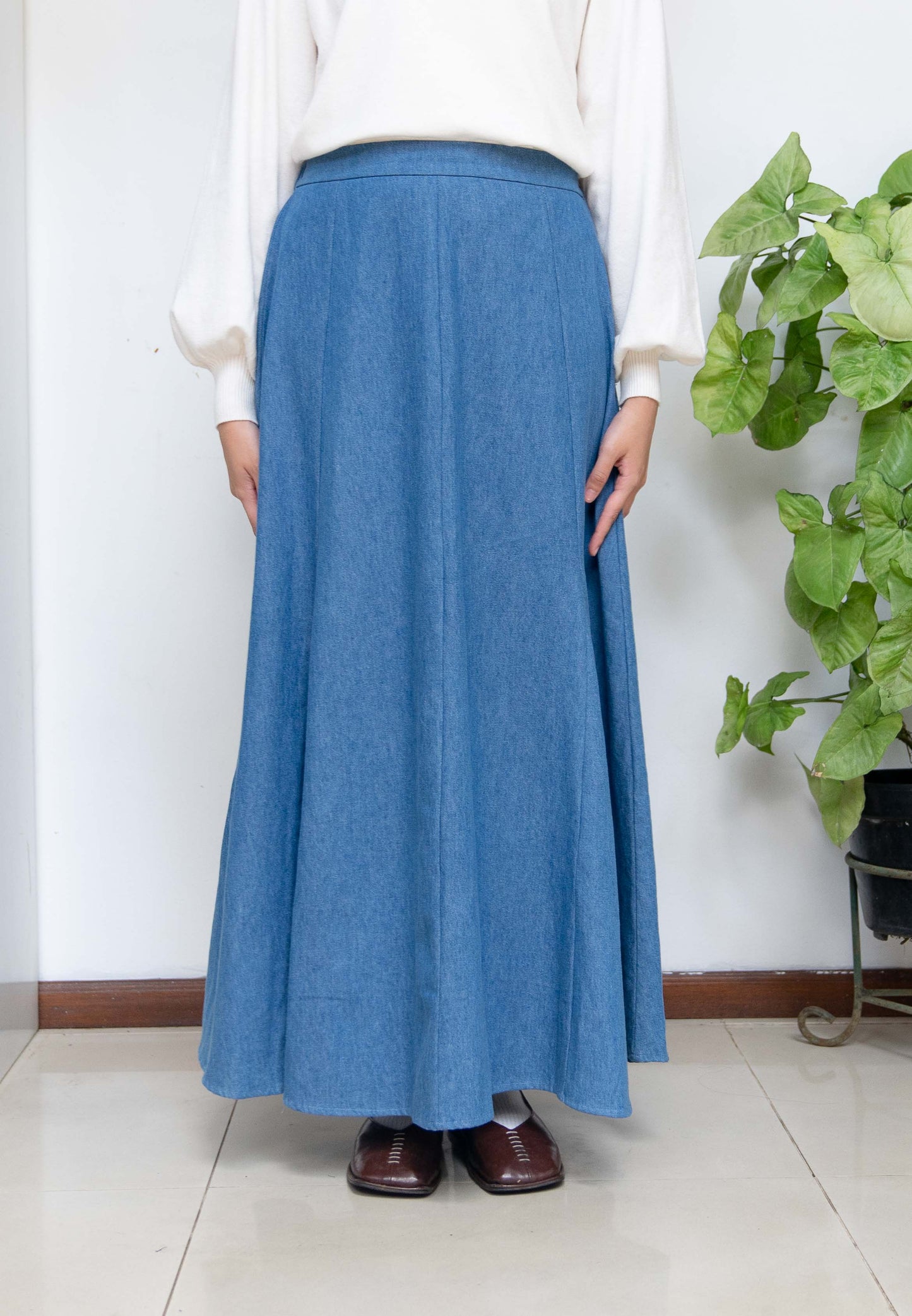 Nonaetal Nagoya Skirt Blue Denim