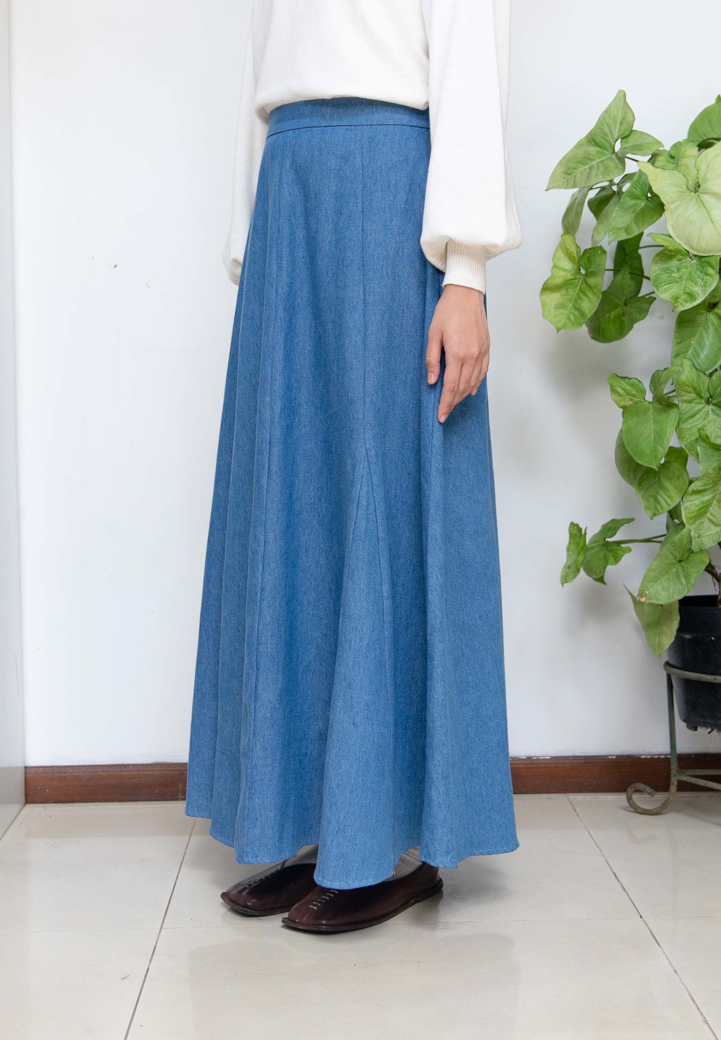 Nonaetal Nagoya Skirt Blue Denim