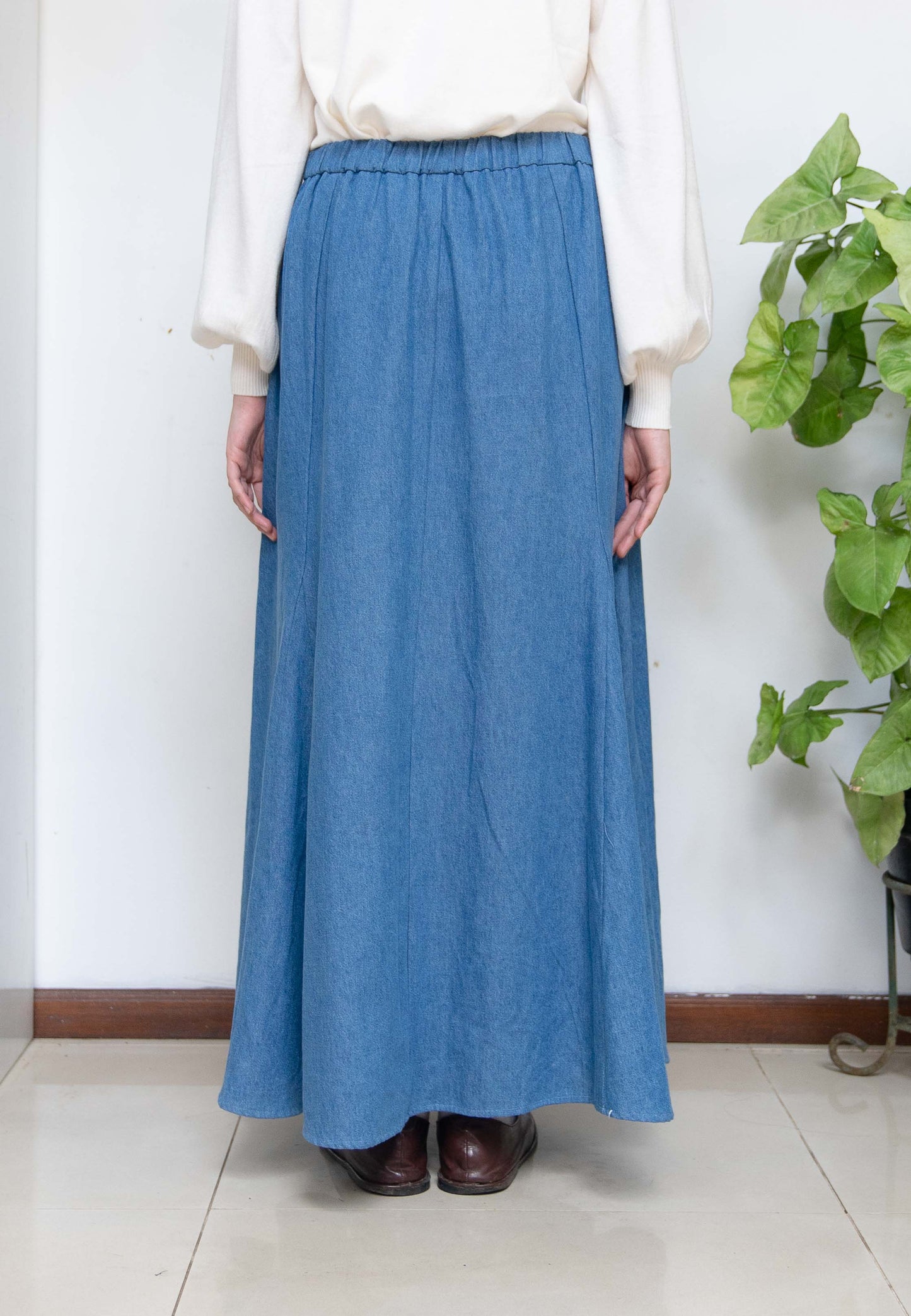 Nonaetal Nagoya Skirt Blue Denim