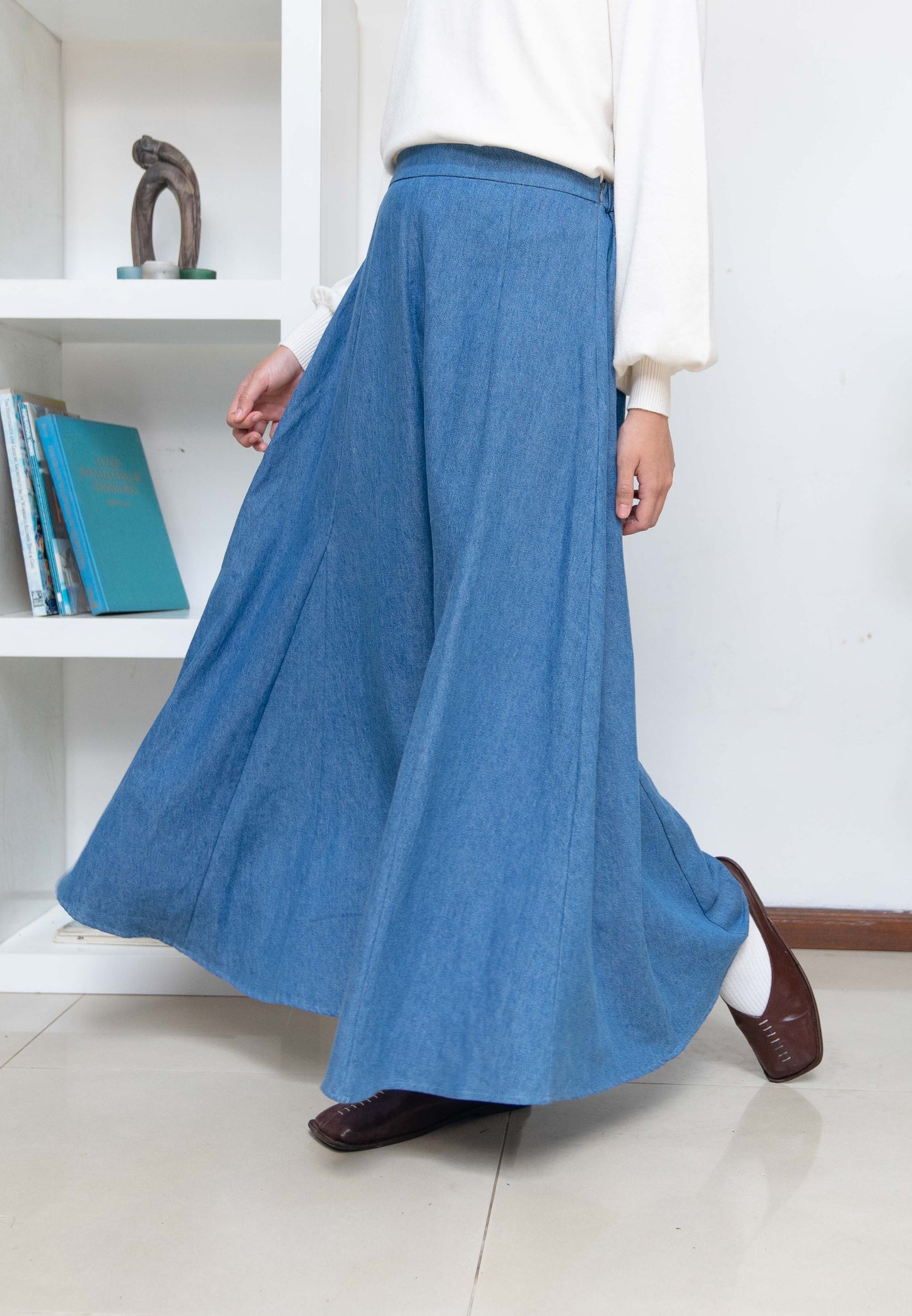 Nonaetal Nagoya Skirt Blue Denim