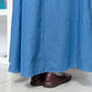 Nonaetal Nagoya Skirt Blue Denim