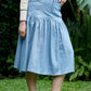 NONAETAL X IFY ALYSSA Pelita Lara Midi Denim Skirt Denim Blue