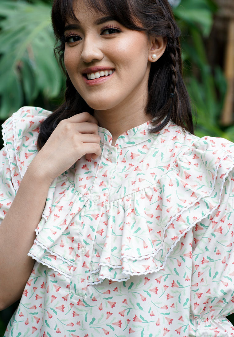 NONAETAL X IFY ALYSSA Semesta Tulip Top Short Sleeve