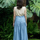 NONAETAL X IFY ALYSSA Pelita Lara Maxi Denim Skirt Denim Blue