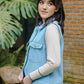 NONAETAL X IFY ALYSSA Pelita Lara Denim Vest Light Denim