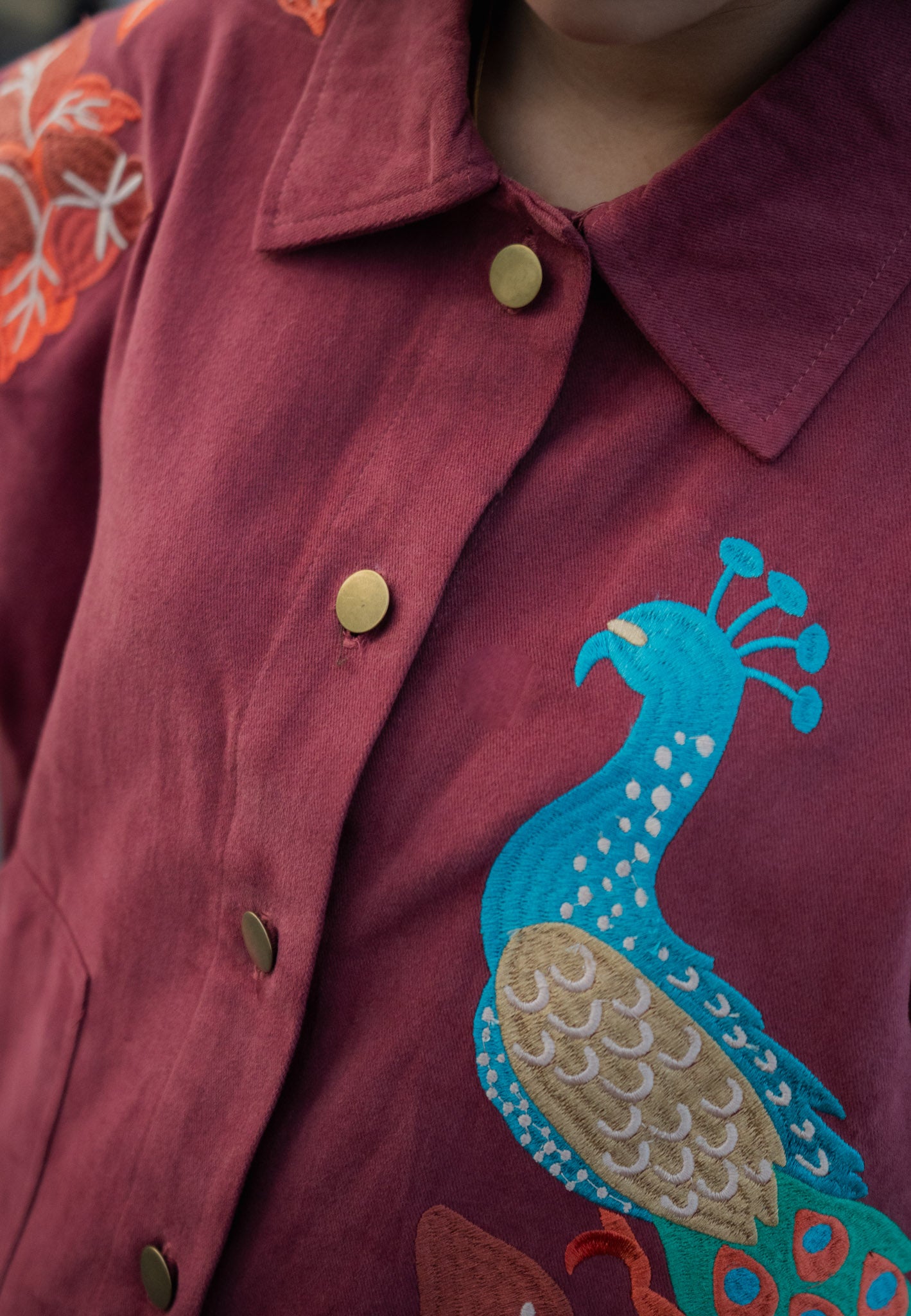 NONAETAL Harajuku Peafowl Jacket