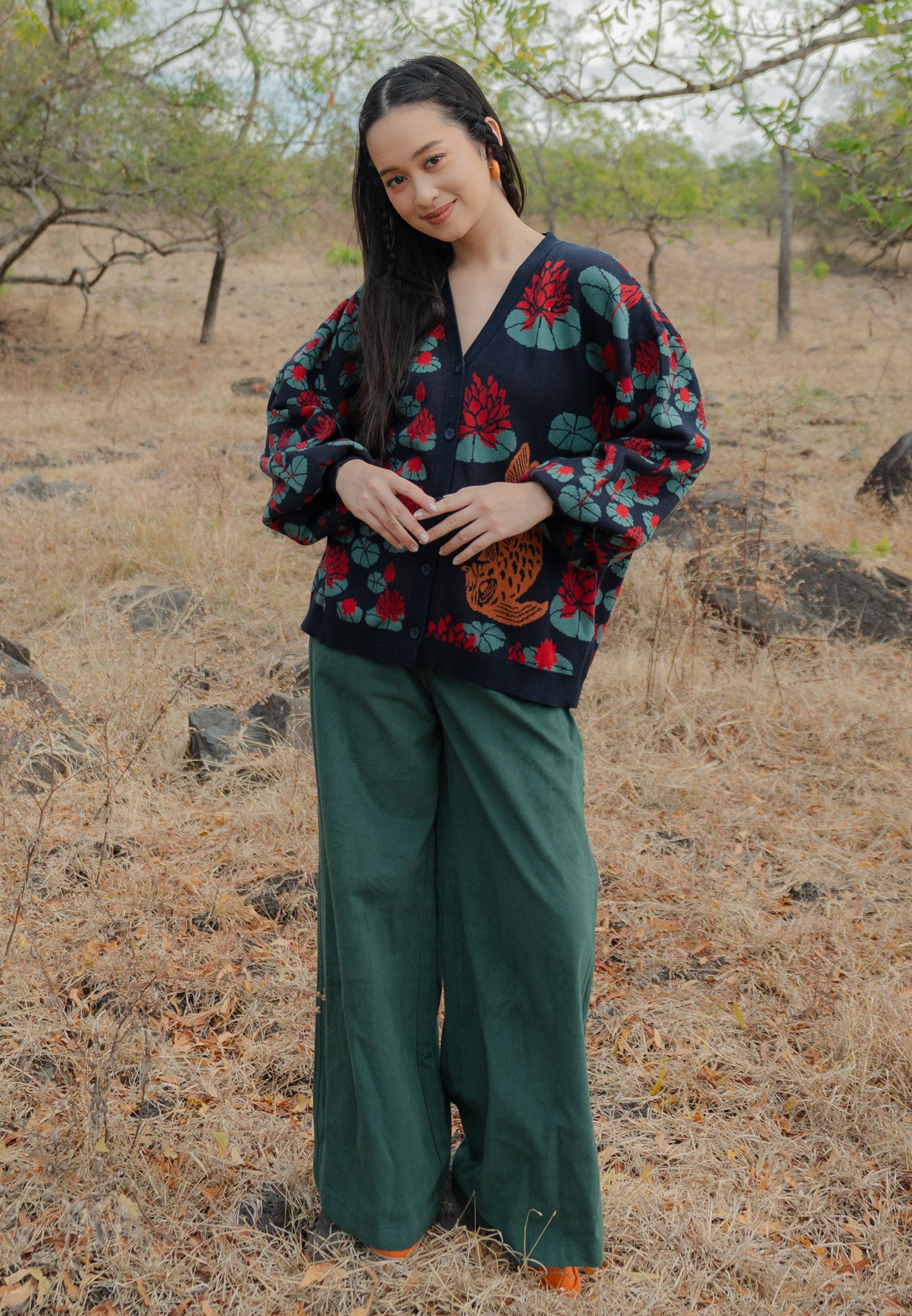 NONAETAL Orion Padwana Knit Cardigan