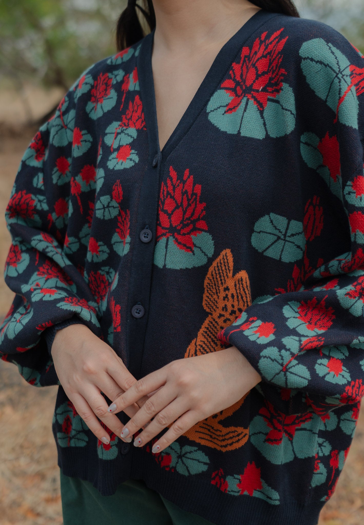 NONAETAL Orion Padwana Knit Cardigan