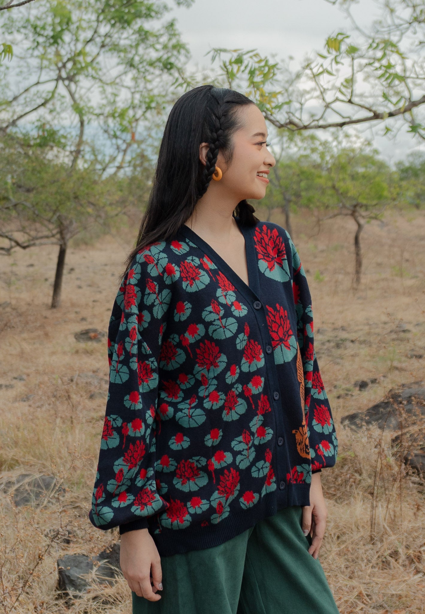 NONAETAL Orion Padwana Knit Cardigan