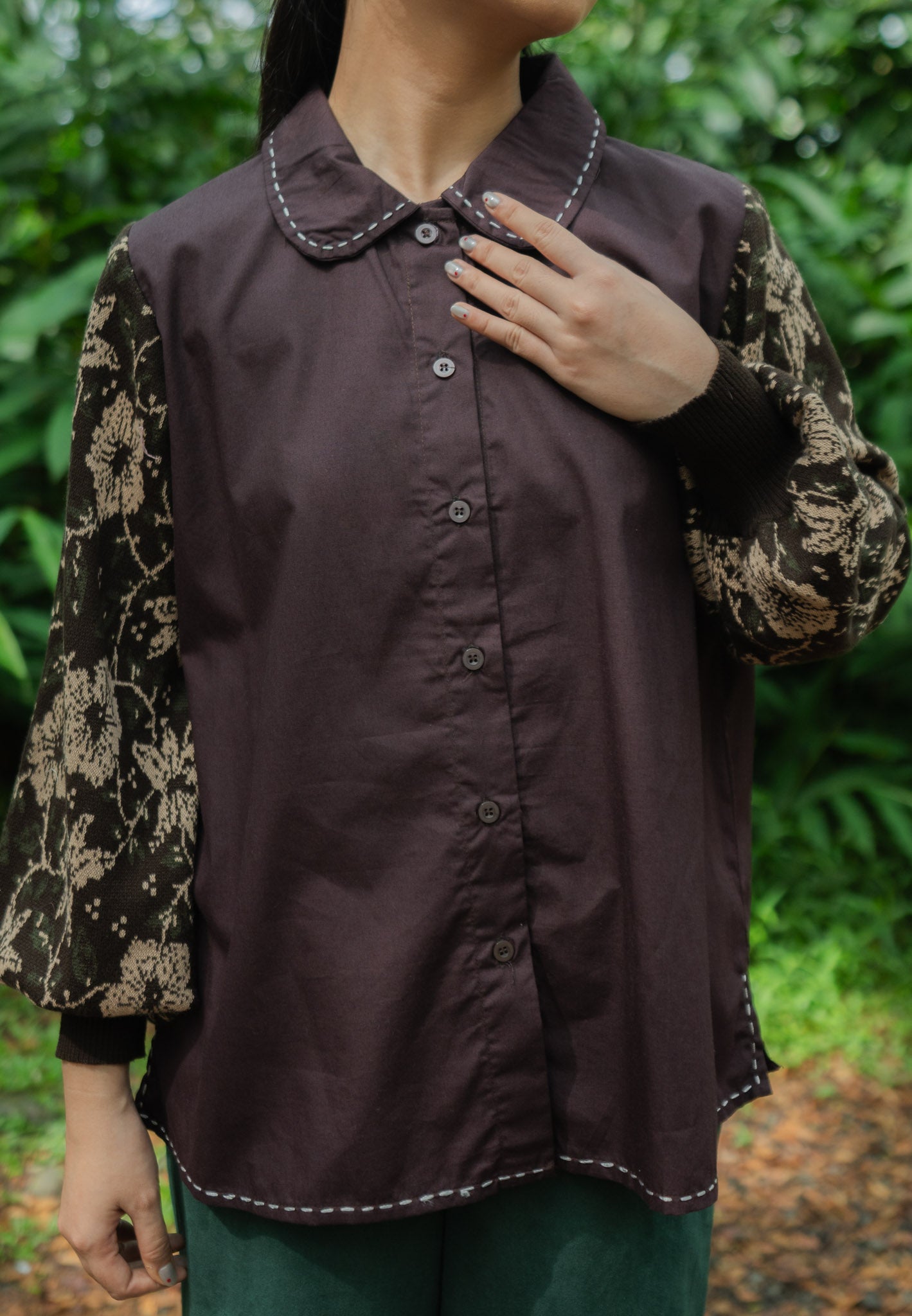 NONAETAL Celosia Sekar Knit Top Long Sleeve