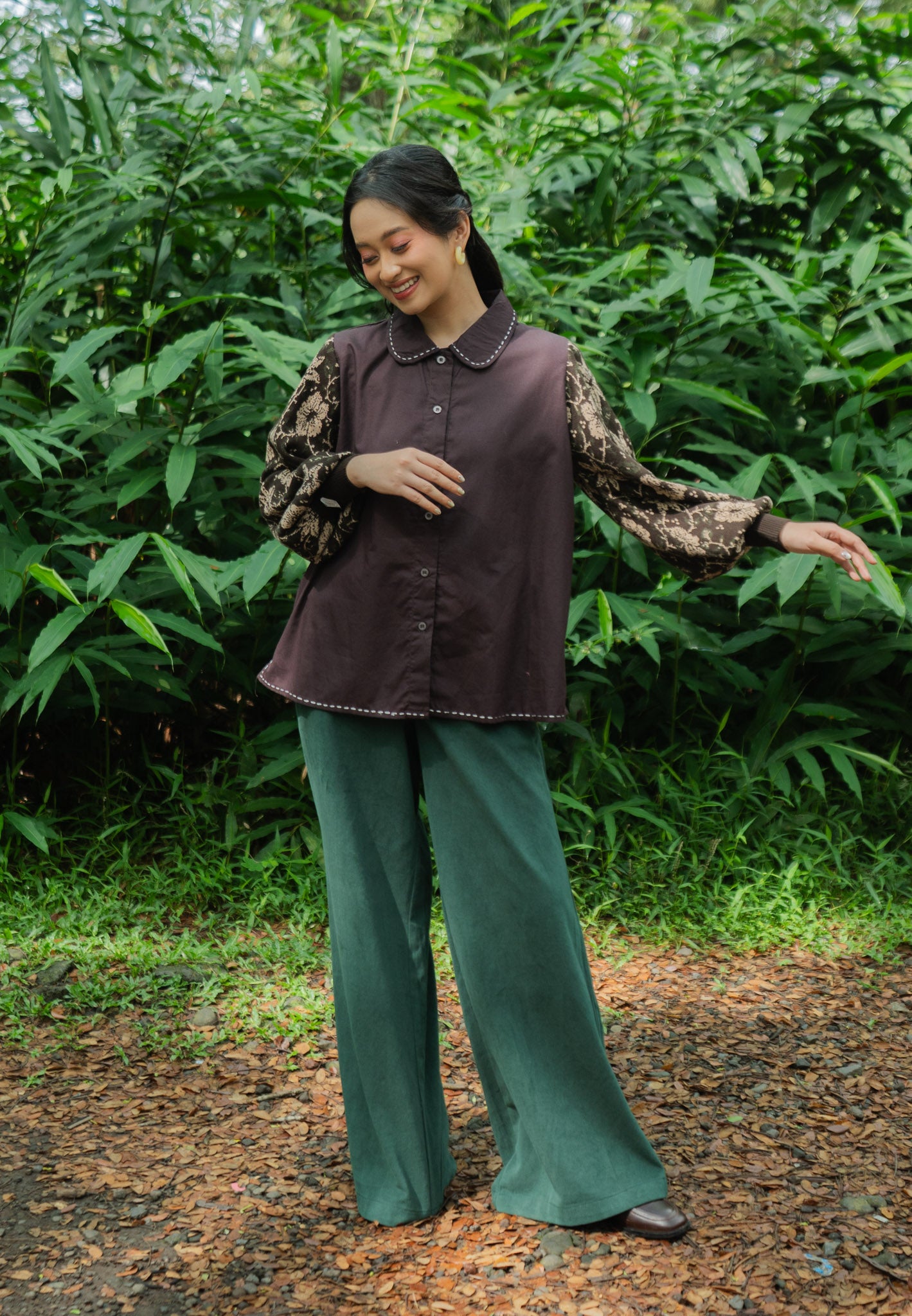 NONAETAL Celosia Sekar Knit Top Long Sleeve