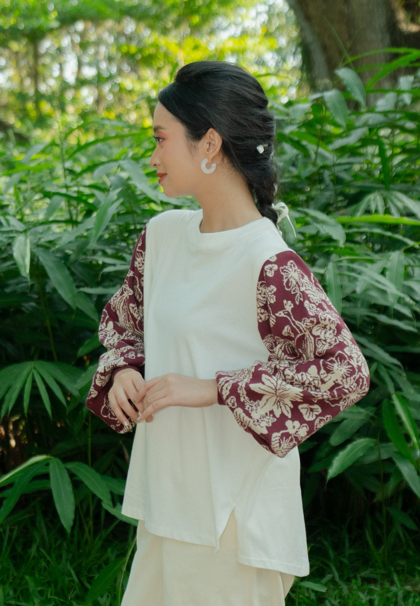 NONAETAL Osaka T-shirt Knit Long Sleeve