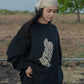 NONAETAL Hailey Arowana Oversized Top Long Sleeve