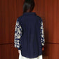 NONAETAL Garlan Shirt Knit Sleeve Navy