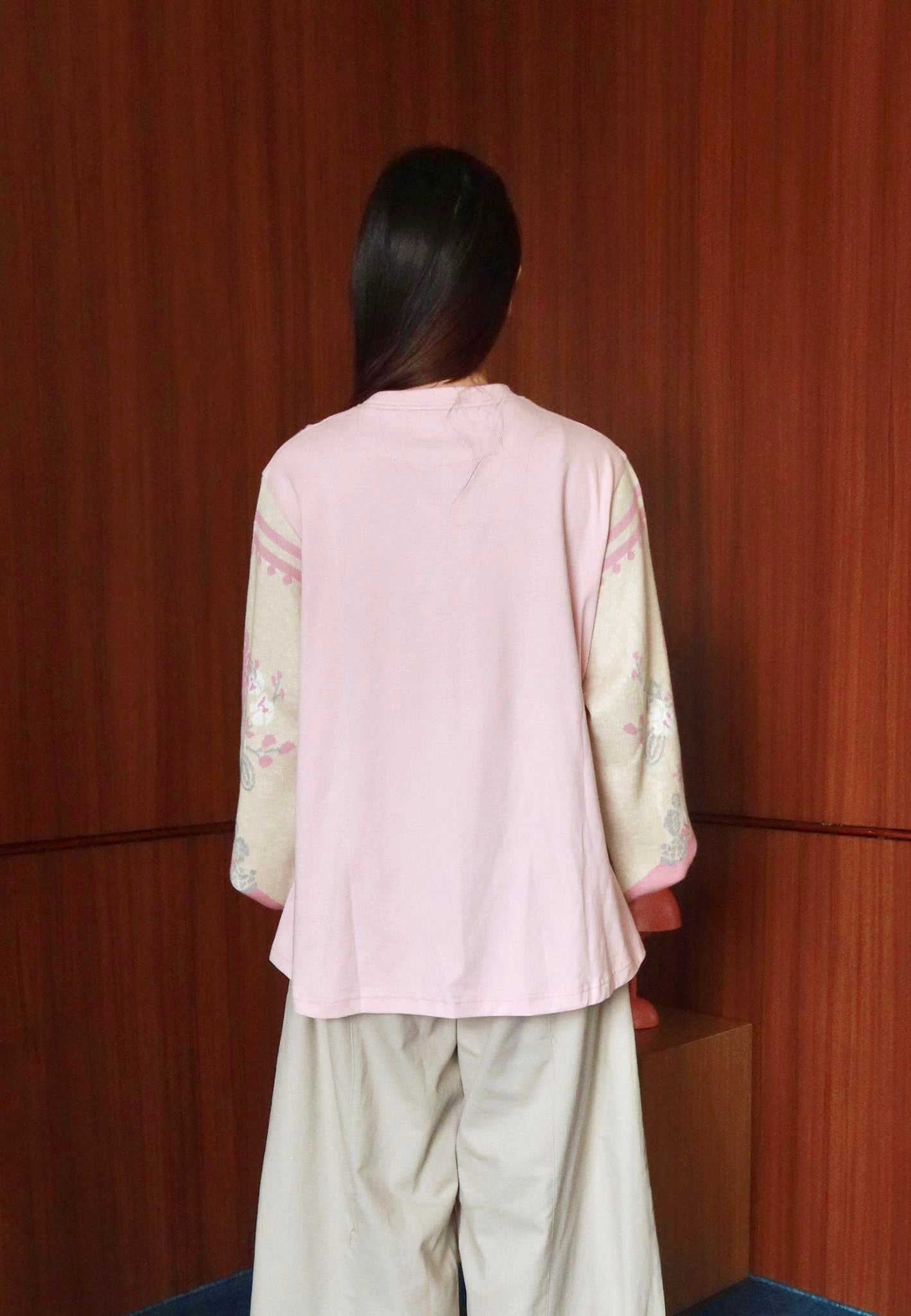 NONAETAL Celosia Whisper T-Shirt Top Long Sleeve