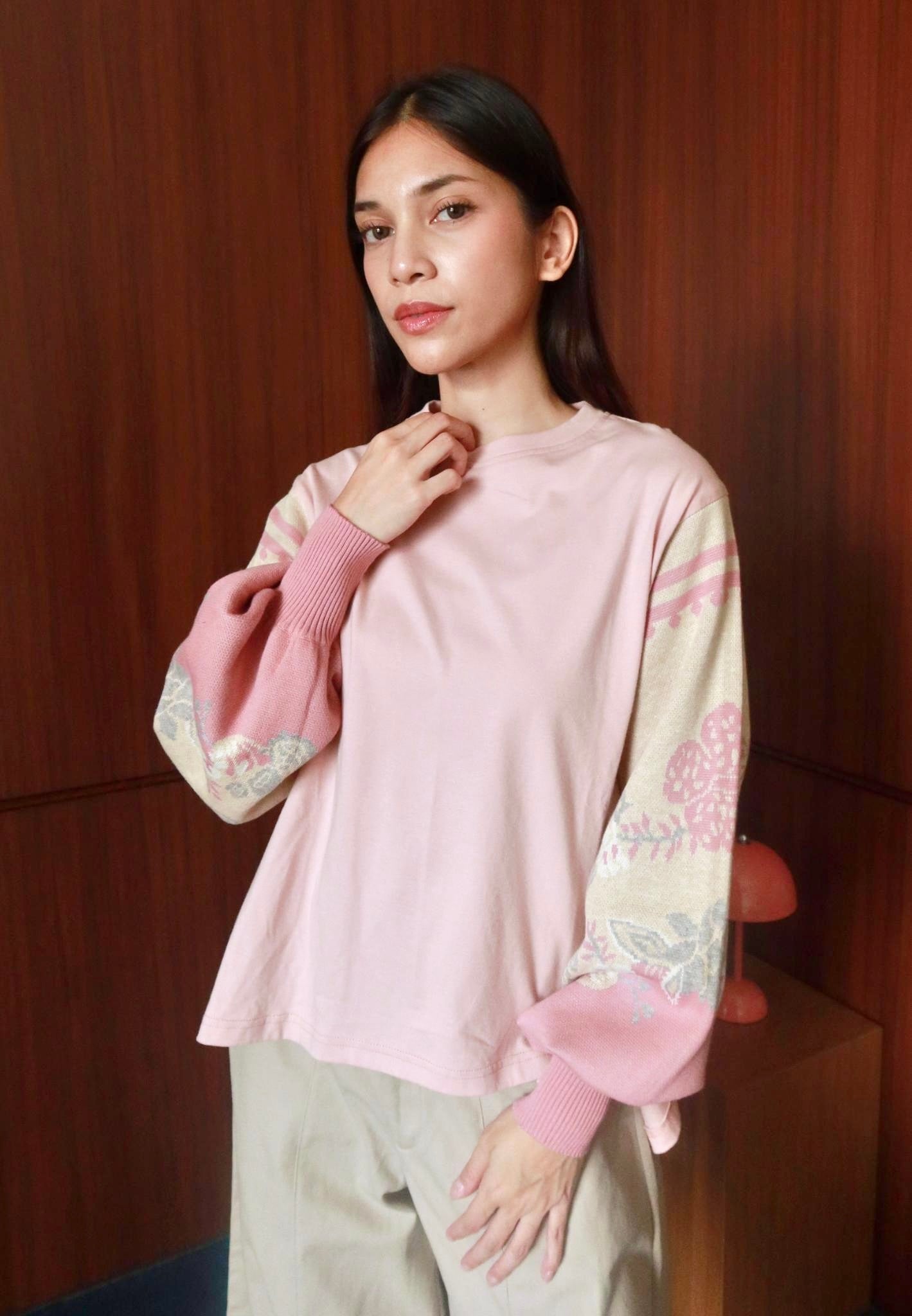 NONAETAL Celosia Whisper T-Shirt Top Long Sleeve