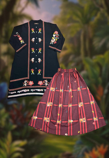 [PO 1 | START SHIPPING 16 FEB] NONAETAL Rafflesia Whisper Tunic Embroidery Extra Size (Set)