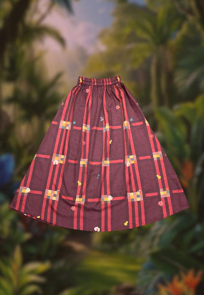 [PO 1 | START SHIPPING 16 FEB] NONAETAL Crimson Saroong Skirt