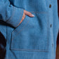 NONAETAL X DIANABLE Phoenix Embroidery Jacket Light Blue Denim