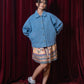 NONAETAL X DIANABLE Phoenix Embroidery Jacket Light Blue Denim