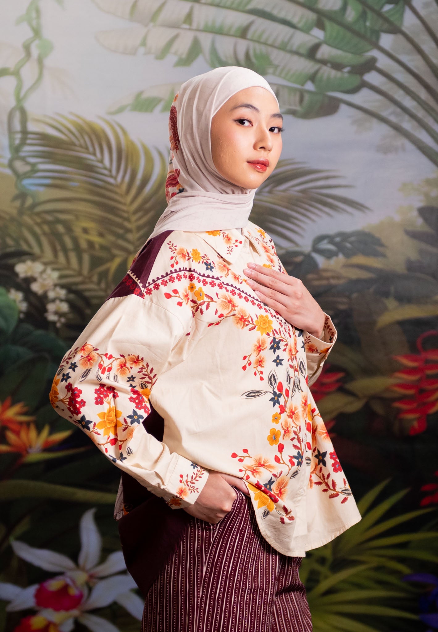 [PO 1 | START SHIPPING 16 FEB] NONAETAL Whispers of Nature Pashtan Scarf