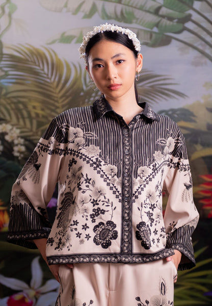 [PO 1 | START SHIPPING 16 FEB] NONAETAL Bougainville Whisper Top Long Sleeve