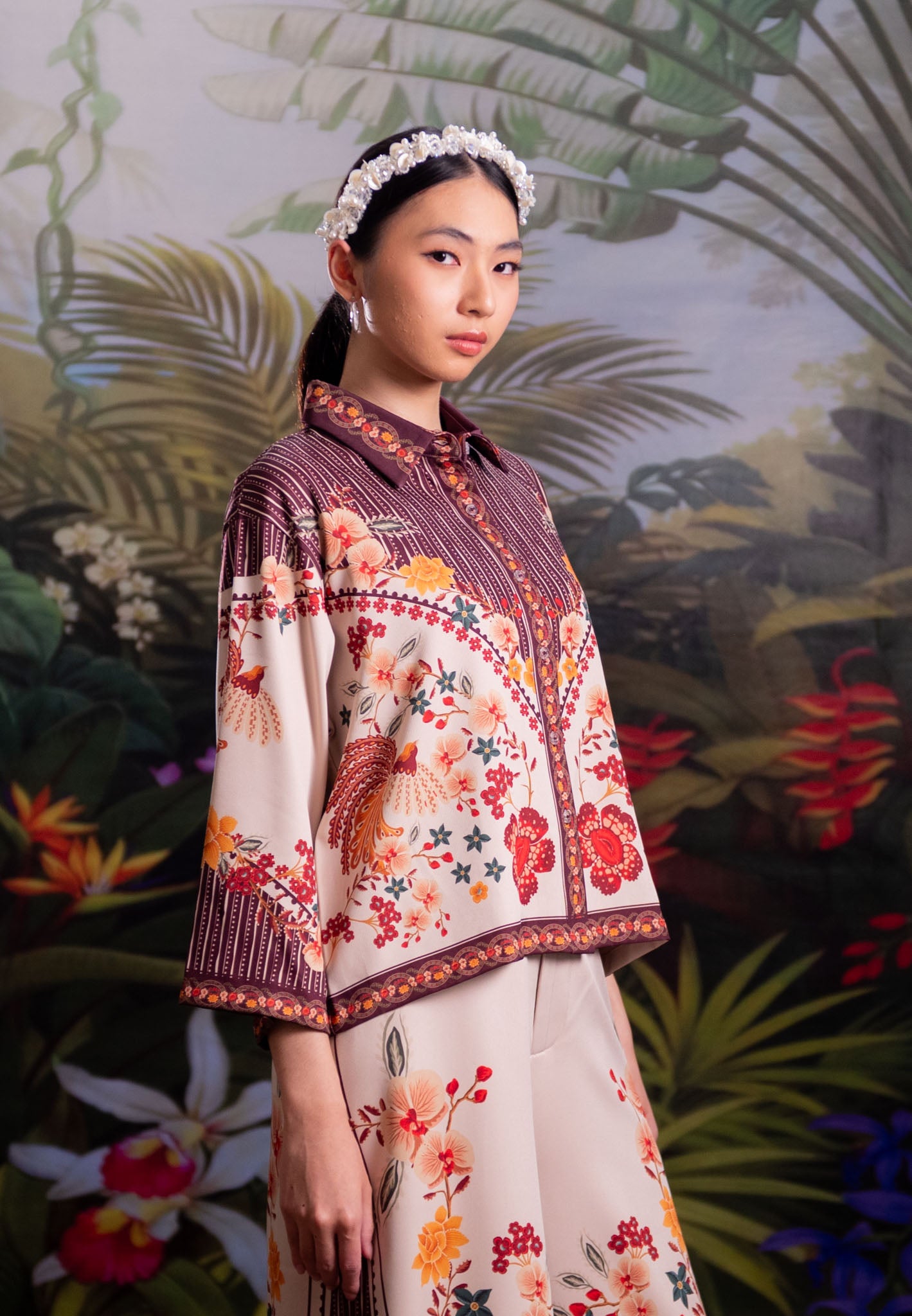 [PO 1 | START SHIPPING 16 FEB] NONAETAL Bougainville Whisper Top Long Sleeve