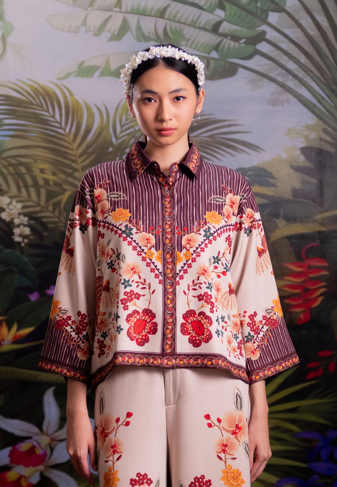 [PO 1 | START SHIPPING 16 FEB] NONAETAL Bougainville Whisper Top Long Sleeve