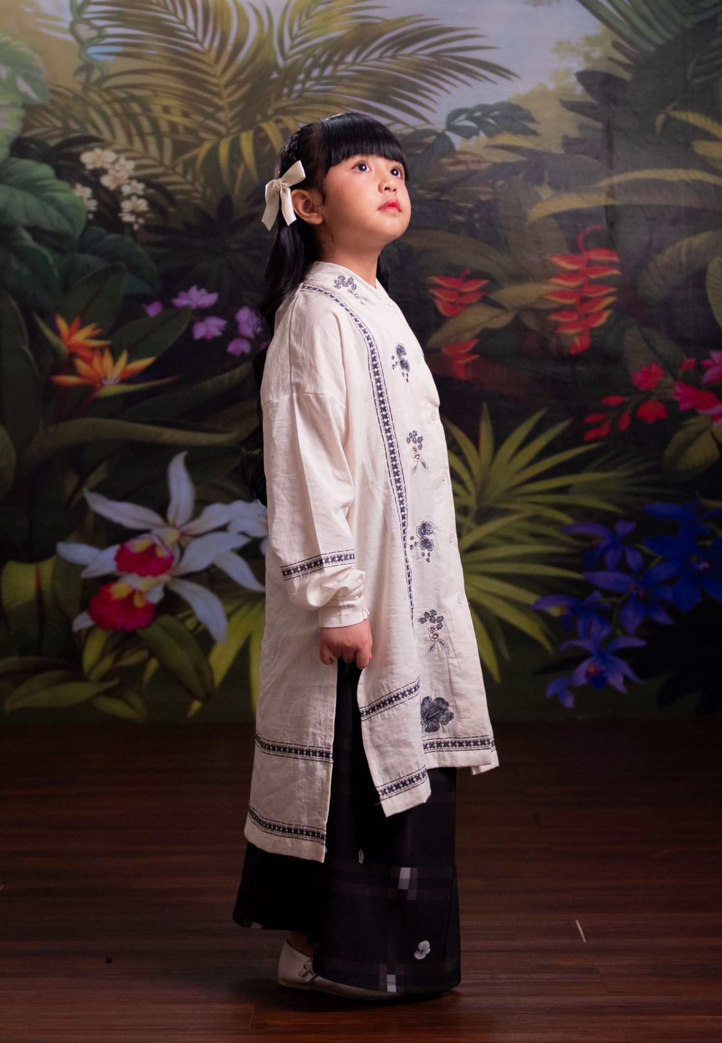 [PO 1 | START SHIPPING 16 FEB] NONAETAL Rafflesia Whisper Tunic Embroidery Kids Set