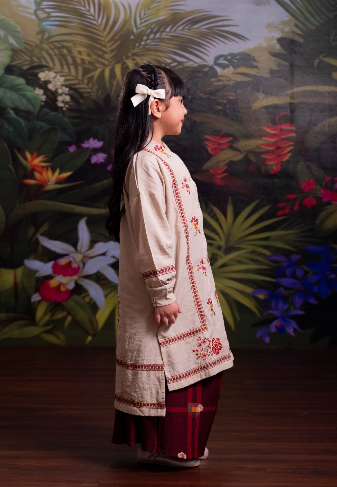 [PO 1 | START SHIPPING 16 FEB] NONAETAL Rafflesia Whisper Tunic Embroidery Kids Set