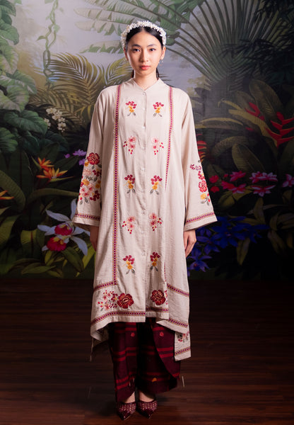 [PO 1 | START SHIPPING 16 FEB] NONAETAL Rafflesia Whisper Tunic Embroidery