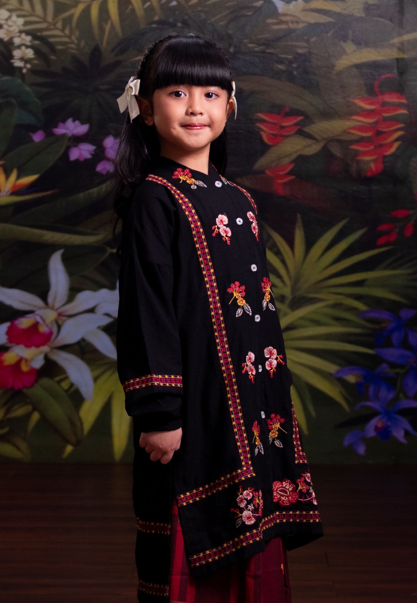 [PO 1 | START SHIPPING 16 FEB] NONAETAL Rafflesia Whisper Tunic Embroidery Kids Set