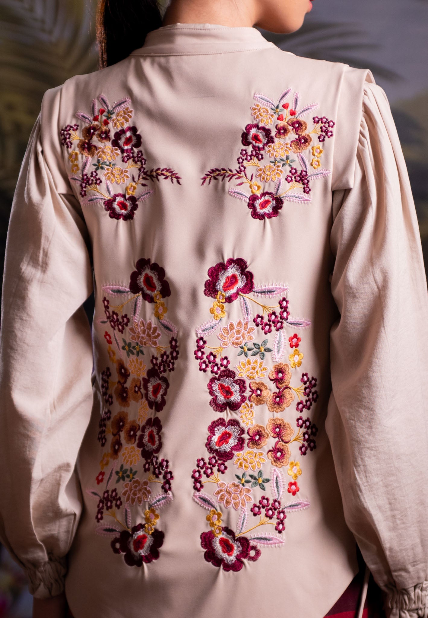 [PO 1 | START SHIPPING 16 FEB] NONAETAL Aurantia Whisper Embroidery Vest Winter Cream