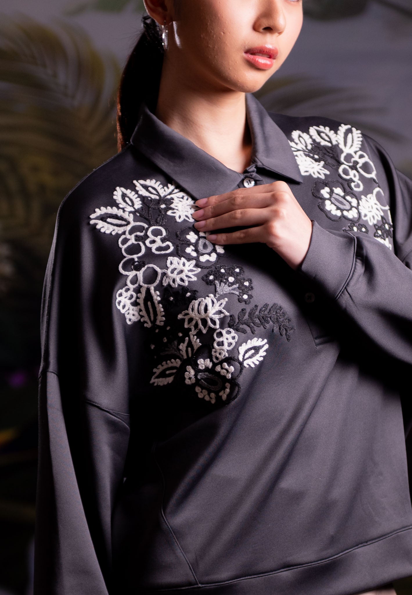 [PO 2 | START SHIPPING 23 FEB] NONAETAL Cattleya Whisper Top Long Sleeve