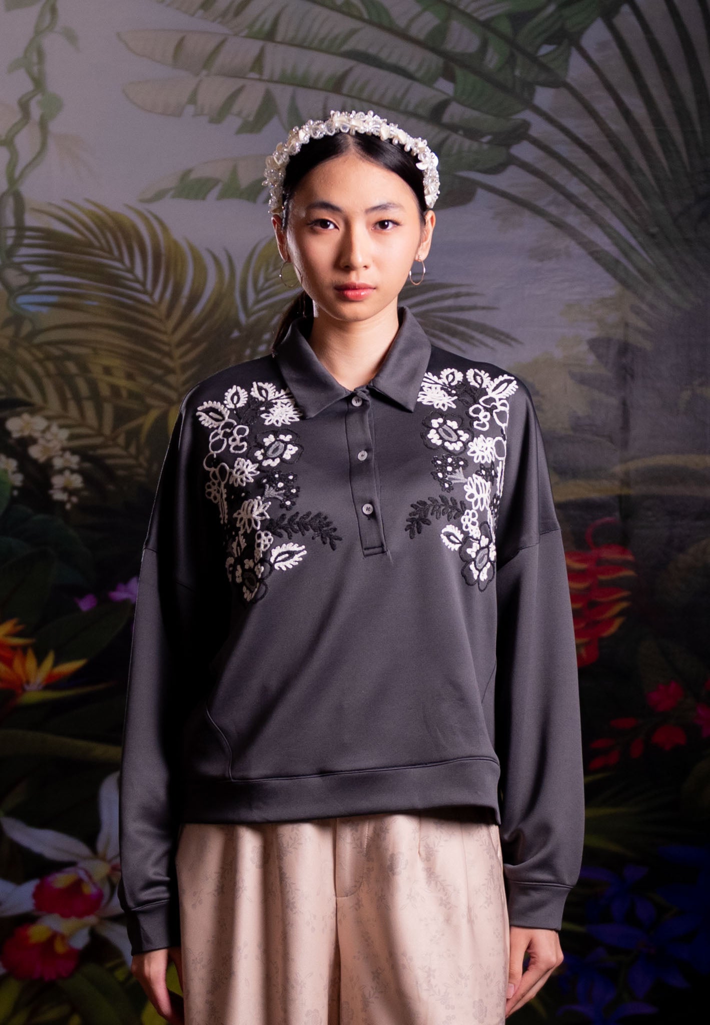 [PO 2 | START SHIPPING 23 FEB] NONAETAL Cattleya Whisper Top Long Sleeve