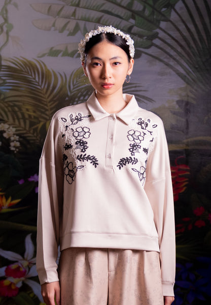 [PO 2 | START SHIPPING 23 FEB] NONAETAL Cattleya Whisper Top Long Sleeve