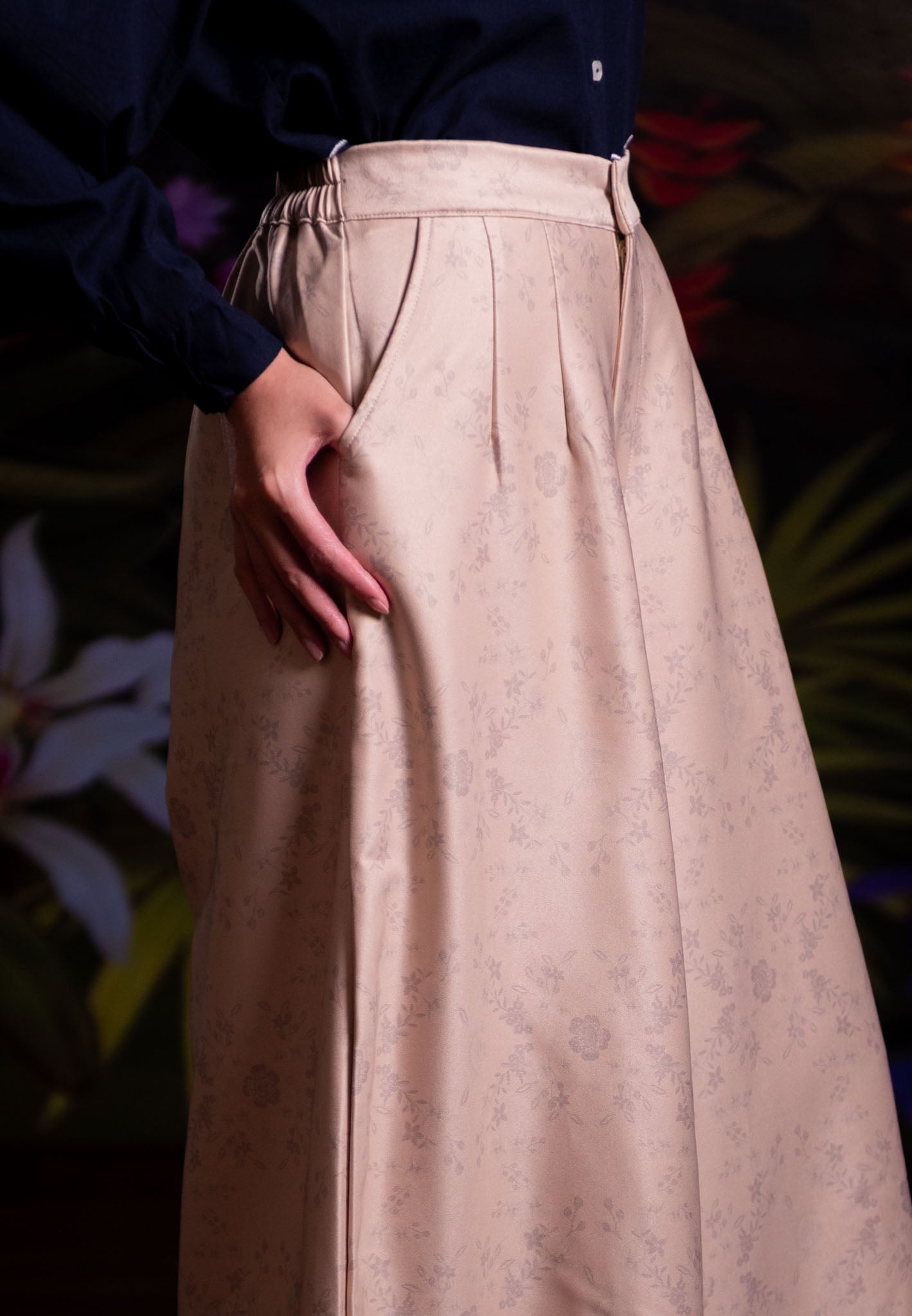 [PO 1 | START SHIPPING 16 FEB] NONAETAL Bougainville Nucifera Whisper Pants WInter Cream