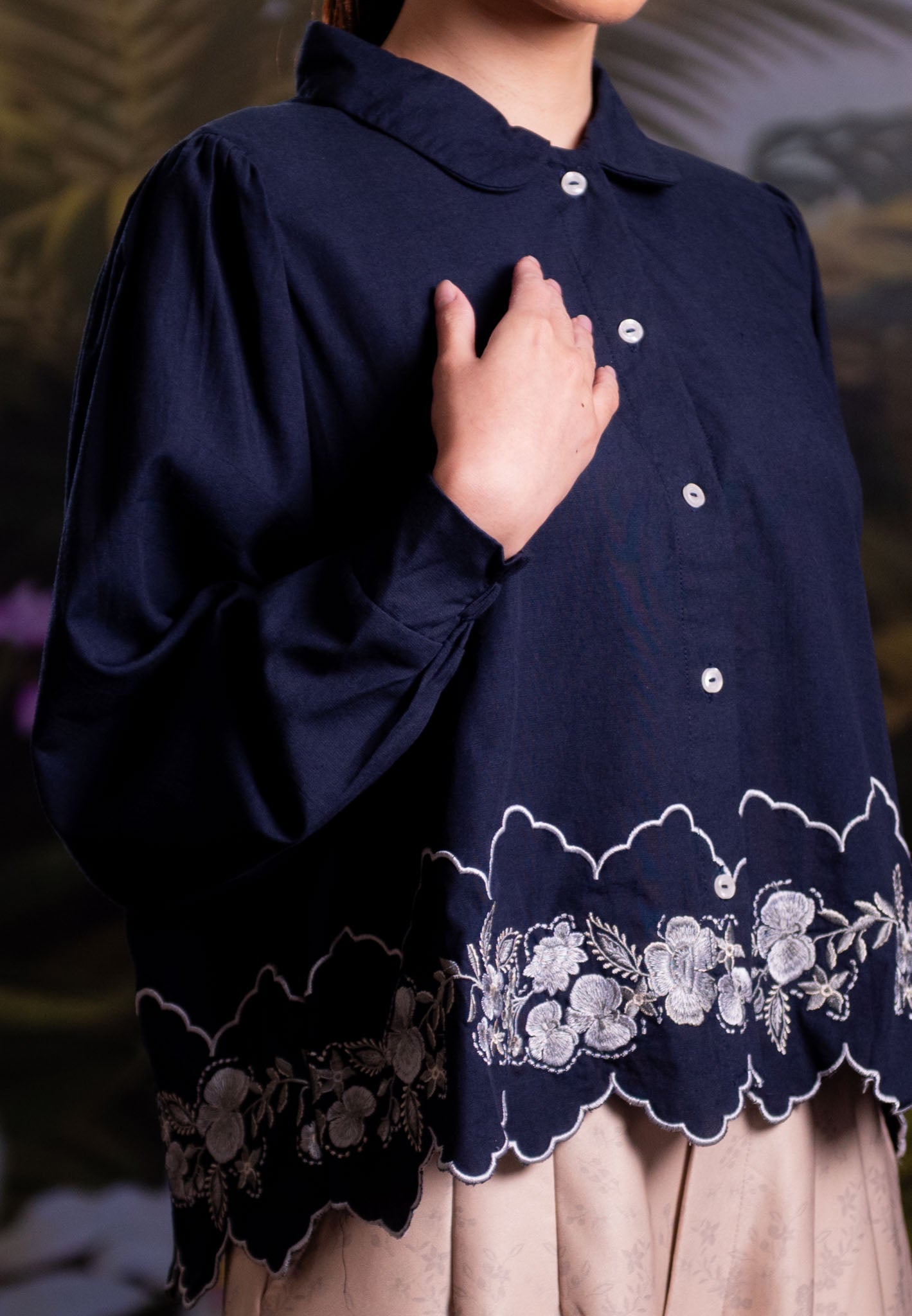 [PO 1 | START SHIPPING 16 FEB] NONAETAL Hassie Whisper Shirt Top Long Sleeve