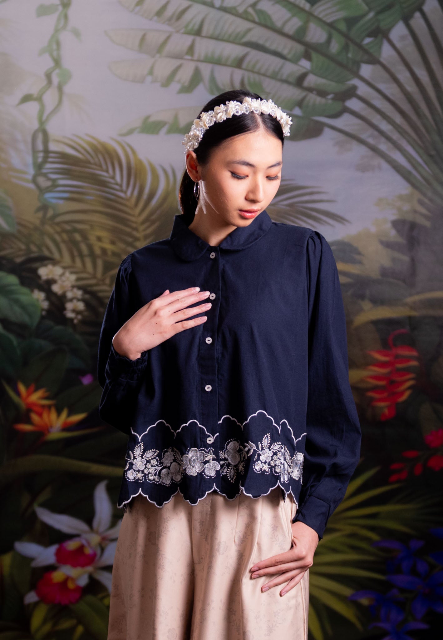 [PO 1 | START SHIPPING 16 FEB] NONAETAL Hassie Whisper Shirt Top Long Sleeve