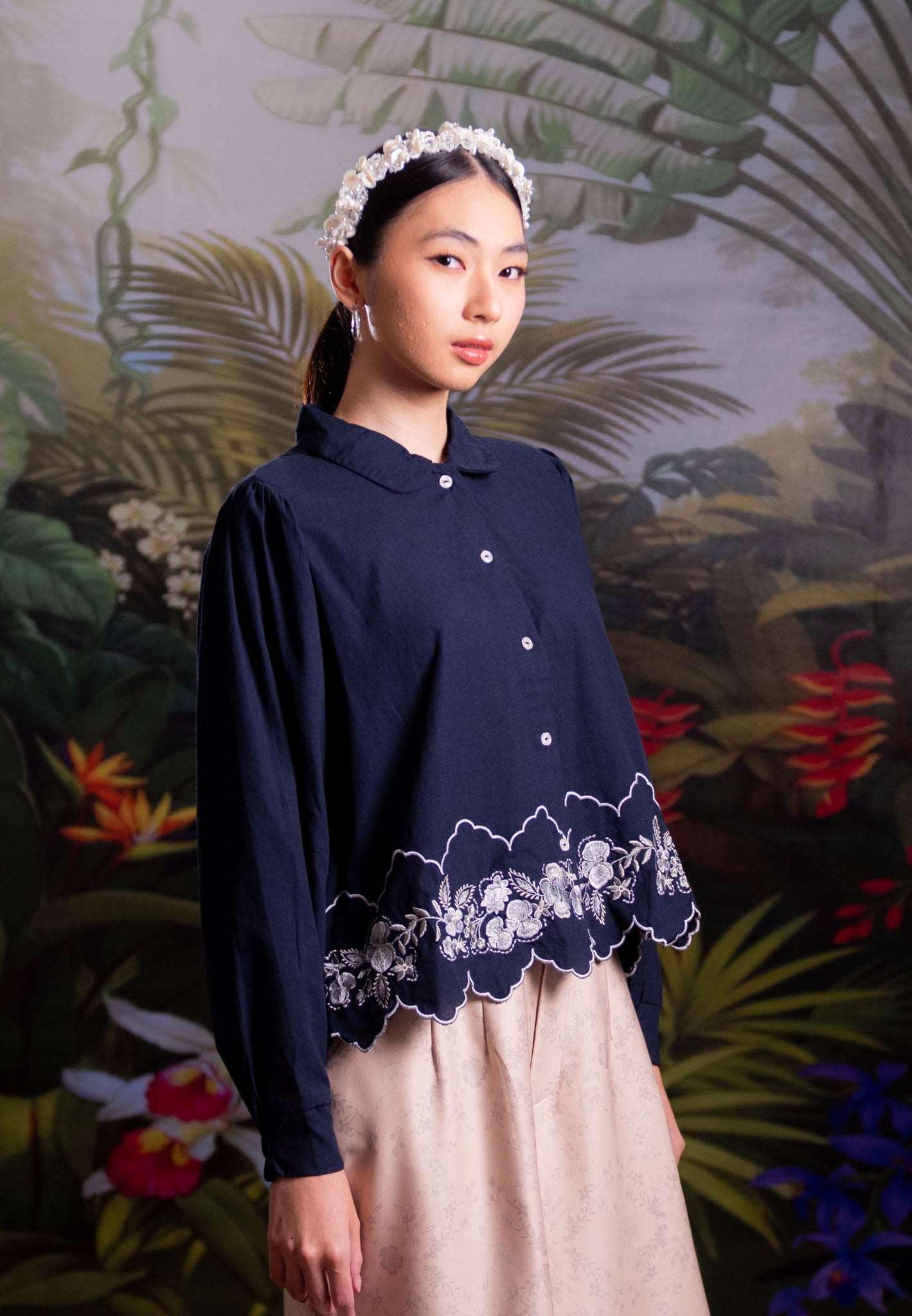 [PO 1 | START SHIPPING 16 FEB] NONAETAL Hassie Whisper Shirt Top Long Sleeve